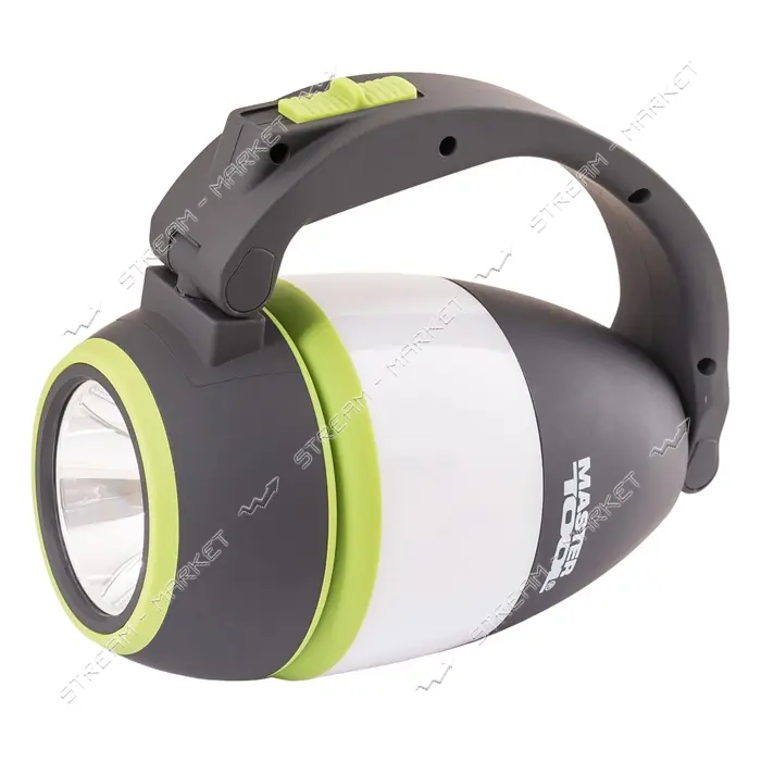 Фонарь Master-Tool 94-0805 3 в 1 3 режима 160x130x85мм LED плюс 10xSMD LED 3x AA ABS                
