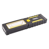Фонарь магнитный с подвесом Master-Tool 94-0808 220x54x28мм 4xLED плюс COB LED 3xAAA ABS