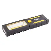 Фонарь магнитный с подвесом Master-Tool 94-0808 220x54x28мм 4xLED плюс COB LED 3xAAA ABS            