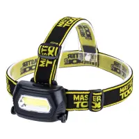 Фонарь налобный с регулировкой наклона Master-Tool 94-0810 3 режима 75x46x29мм COB LED              