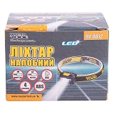 Фонарь налобный Master-Tool 94-0812 4 режима 59x41x32мм WHITE LED плюс 2xRED LED                    