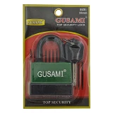 Замок навесной Gusami цветной 55мм ассорти