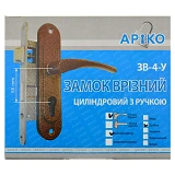 Замок врезной Арико 3В4-У Серебро (без секрета)                                                     