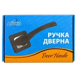 Ручка на розетке Арико Браво черная                                                                 
