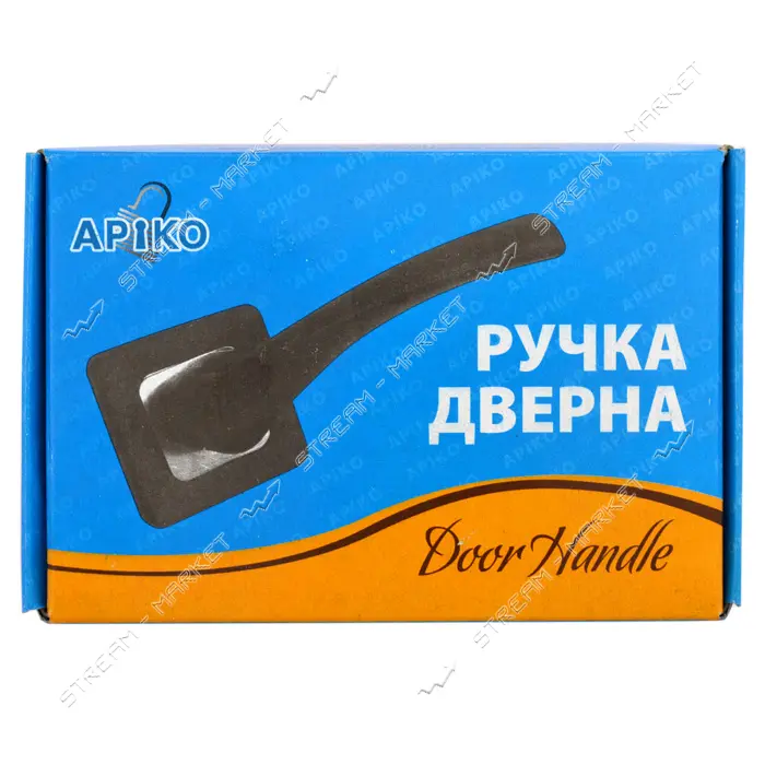 Ручка на розетке Арико Браво черная                                                                 