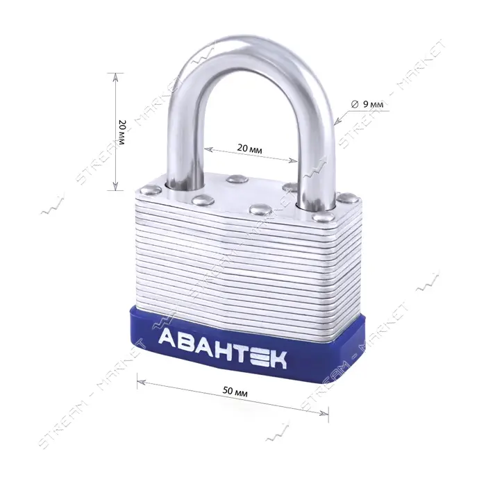 Замок навесной Авантек SL-1550                                                                      