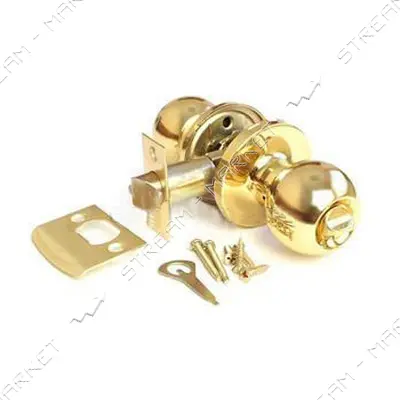 Ручка-защелка кноб KEDR D672BK GP