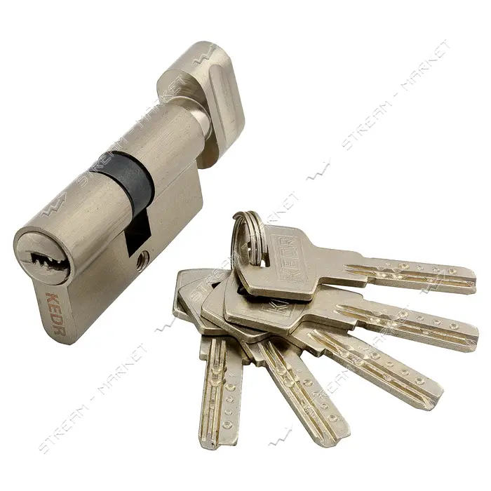 Секрет цинковый Kedr М60 ZCN 30T/30 поворот/ключ 5 лазерных ключей