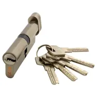 Секрет цинковый Kedr М80 ZCN 45T/35 поворот/ключ 5 лазерных ключей                                  