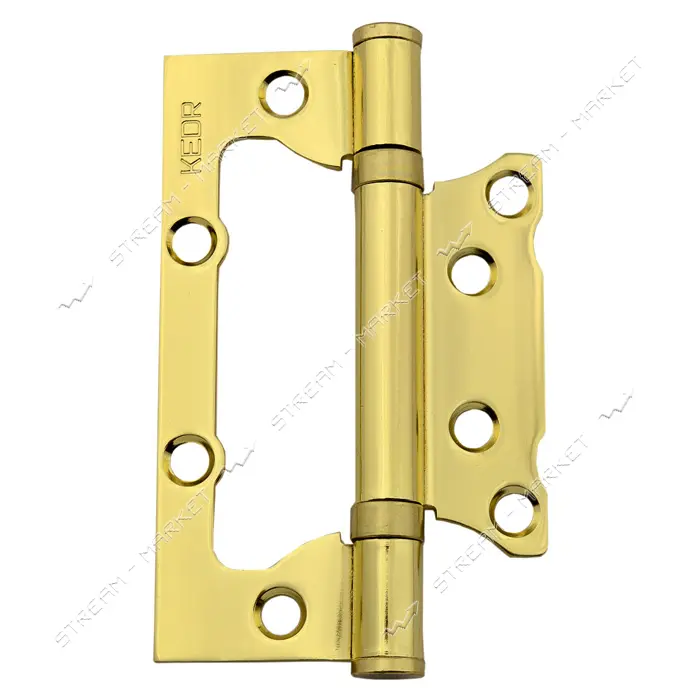 Петля стальная Kedr Flush 100х63х2.0-2BB-PB Бабочка                                                 