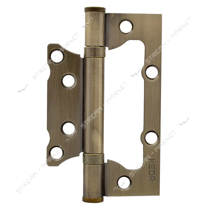 Петля стальная Kedr Flush 100х63х2.0-2BB-AB Бабочка