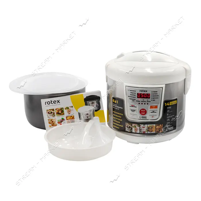 Мультиварка Rotex RMC508-W 900Вт 5л