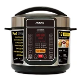Мультиварка-скороварка Rotex REPC75-B 900Вт 5л 45 программ антипригарная чаша