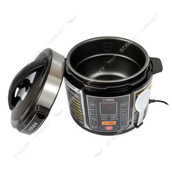 Мультиварка-скороварка Rotex REPC75-B 900Вт 5л 45 программ антипригарная чаша