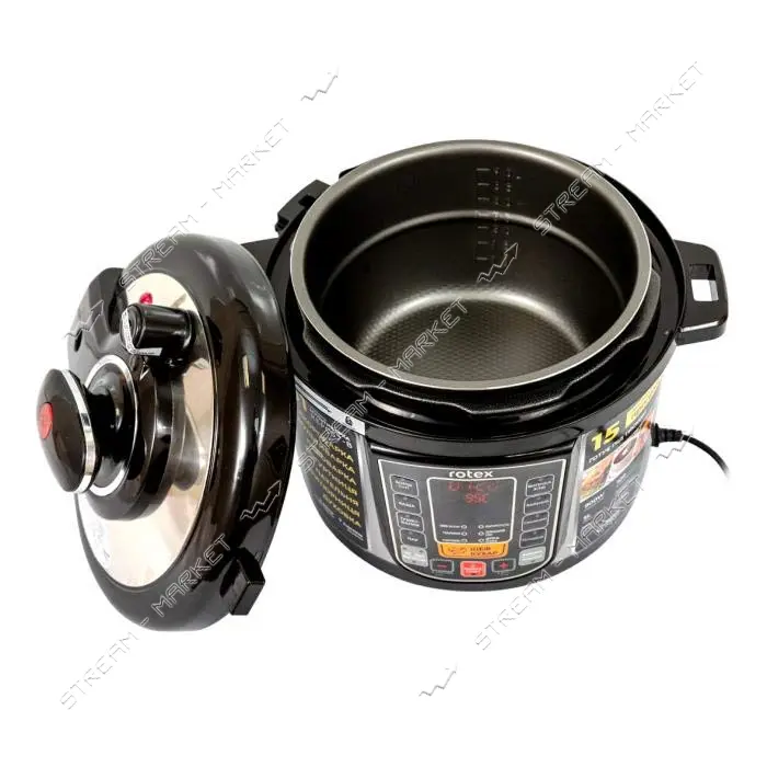 Мультиварка-скороварка Rotex REPC57-B 900Вт 5л                                                      