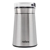 Кофемолка Rotex RCG180-S 180Вт 80грам пластик и нержавеющая сталь