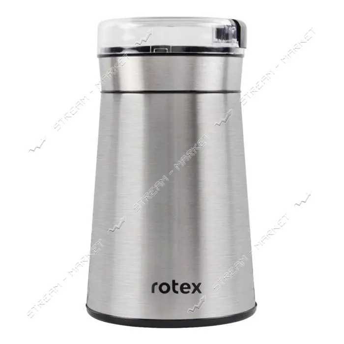 Кофемолка Rotex RCG180-S 180Вт 80грам пластик и нержавеющая сталь