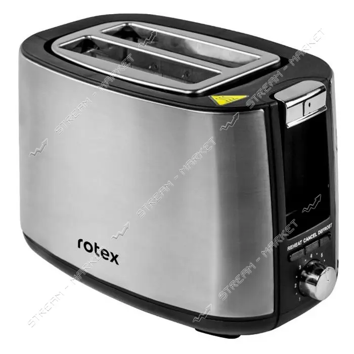 Тостер Rotex RTM145-S 750Вт 2 ломтика                                                               