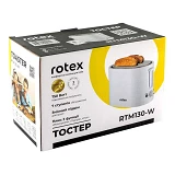 Тостер Rotex RTM130-W 750Вт 2 ломтика