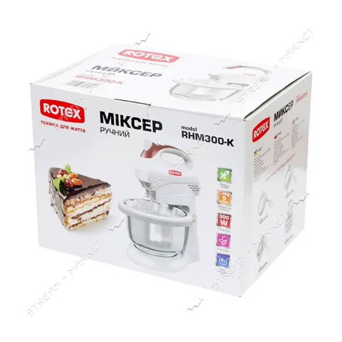 Миксер Rotex RHM300-K 200Вт