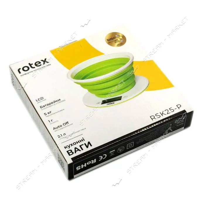 Весы кухонные Rotex RSK25-P 5кг