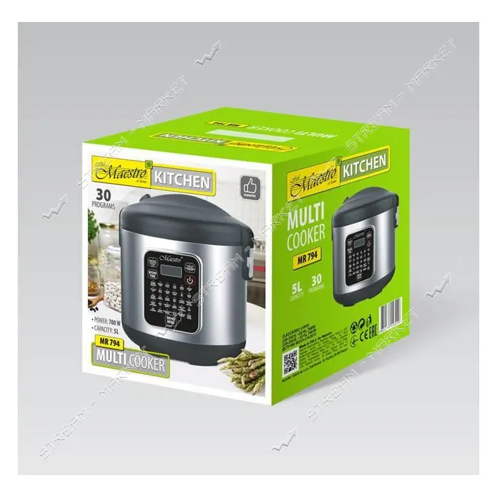 Мультиварка Maestro MR-794 900Вт 5л 30 программ антипригарная чаша                                  