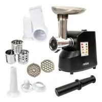 Мясорубка Rotex RMG180-B 1800Вт реверс 2 диска для измельчения плюс насадки и терка                 