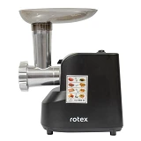 Мясорубка Rotex RMG180-B 1800Вт реверс 2 диска для измельчения плюс насадки и терка                 