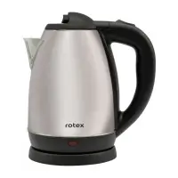 Электрочайник Rotex RKT10-B 1500Вт 1.5л поворот на 360 скрытый нагревательный элемент нержавейка    