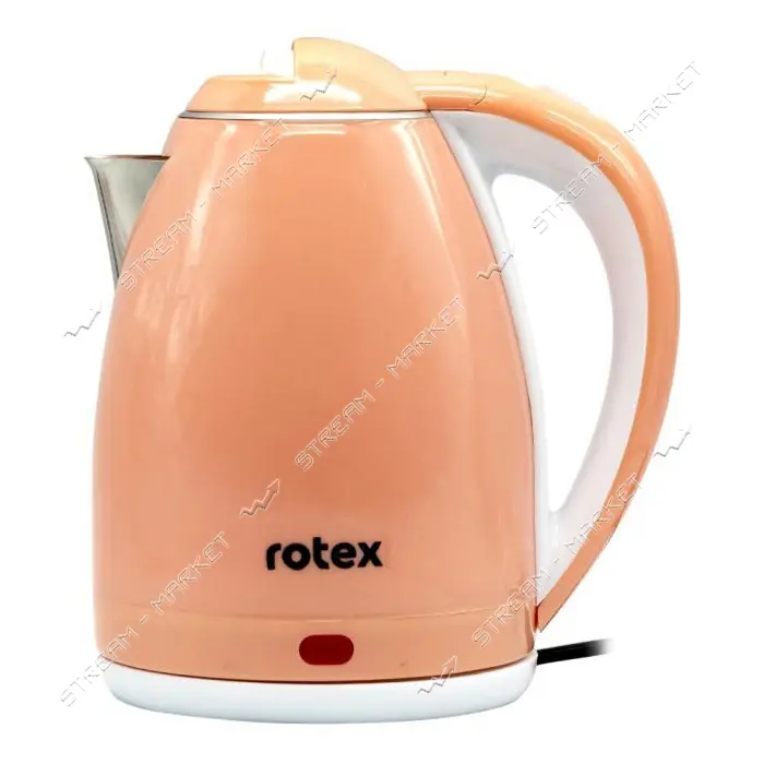 Электрочайник Rotex RKT24-P 1500Вт 1.8л пластик/нержавейка двойные стенки                           