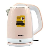 Электрочайник Rotex RKT25-P 1500Вт 2л пластик/нержавейка двойные стенки                             
