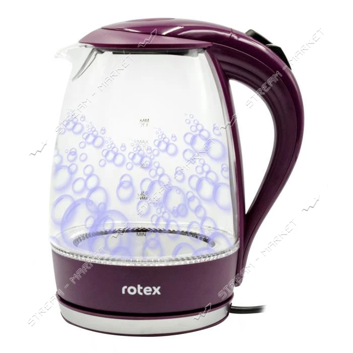 Электрочайник Rotex RKT81-G стекло 2200Вт 1.7л                                                      