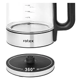 Электрочайник Rotex RKT84-GS 2200Вт 1.7л стекло                                                     