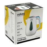 Электрочайник Rotex RKT04-G пластик 2200Вт 1.7л                                                     