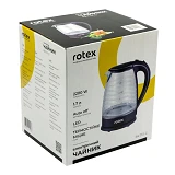 Электрочайник Rotex RKT13-G стекло 2200Вт 1.7л                                                      