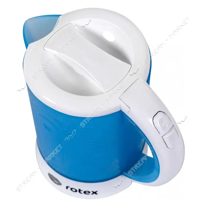 Электрочайник Rotex RKT07-B Travel 650Вт 0.6л пластик 2 ложки 2 чашки