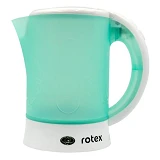Электрочайник Rotex RKT07-G Travel 630Вт 0.6л пластик 2 ложки 2 чашки                               