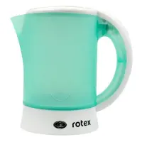 Электрочайник Rotex RKT07-G Travel 630Вт 0.6л пластик 2 ложки 2 чашки                               