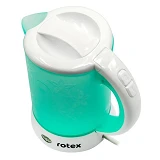 Электрочайник Rotex RKT07-G Travel 630Вт 0.6л пластик 2 ложки 2 чашки                               