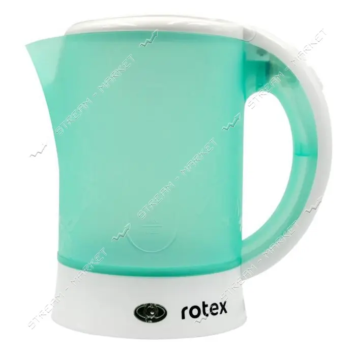 Электрочайник Rotex RKT07-G Travel 630Вт 0.6л пластик 2 ложки 2 чашки                               