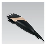 Машинка для стрижки Maestro MR-655C-BLACK 15Вт 4 насадки 3мм 6мм 9мм 12мм лезвие керамика           