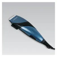 Машинка для стрижки Maestro MR-655C-BLUE 15Вт 4 насадки 3мм 6мм 9мм 12мм лезвие керамика            