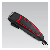 Машинка для стрижки Maestro MR-657C-RED 15Вт 4 насадки 3мм 6мм 9мм 12мм лезвие керамика             