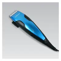 Машинка для стрижки Maestro MR-650C-BLUE 15Вт 4 насадки 3мм 6мм 9мм 12мм лезвие керамика            