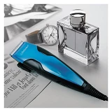 Машинка для стрижки Maestro MR-650C-BLUE 15Вт 4 насадки 3мм 6мм 9мм 12мм лезвие керамика