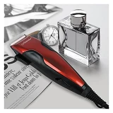 Машинка для стрижки Maestro MR-650C-RED 15Вт 4 насадки 3мм 6мм 9мм 12мм лезвие керамика