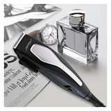 Машинка для стрижки Maestro MR-651C-GREY 15Вт 4 насадки 3мм 6мм 9мм 12мм лезвие керамика            