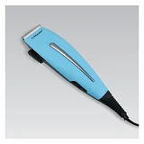Машинка для стрижки Maestro MR-652C-BLUE 15Вт 4 насадки 3мм 6мм 9мм 12мм лезвие керамика