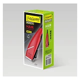Машинка для стрижки Maestro MR-653C-RED 15Вт 4 насадки 3мм 6мм 9мм 12мм покрытие лезвий керамика
