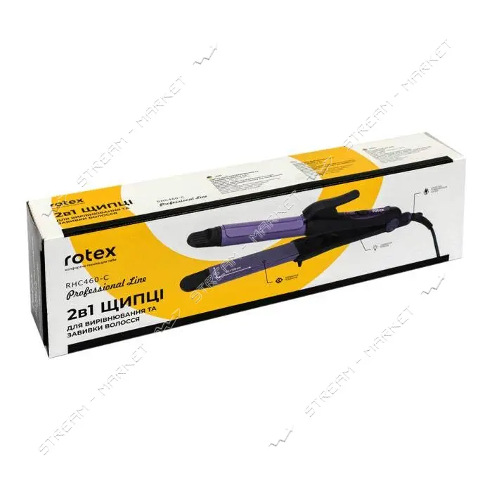 Плойка для завивки Rotex RHC460-C 35Вт